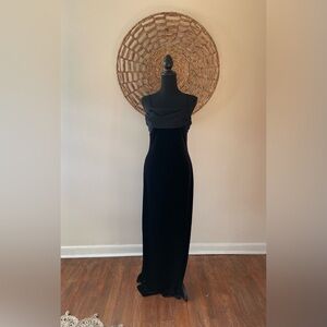 Vintage Betsy & Adam Black Evening Gown